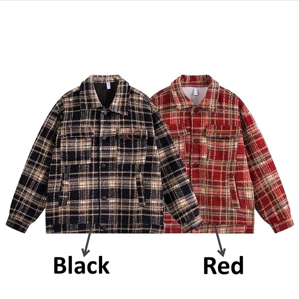 Retro check jacket HL2303