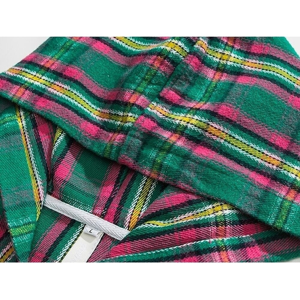 Hooded gradation check shirt HL2421