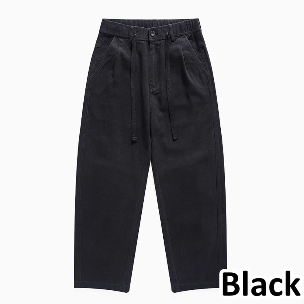 Drawstring straight pants HL2438