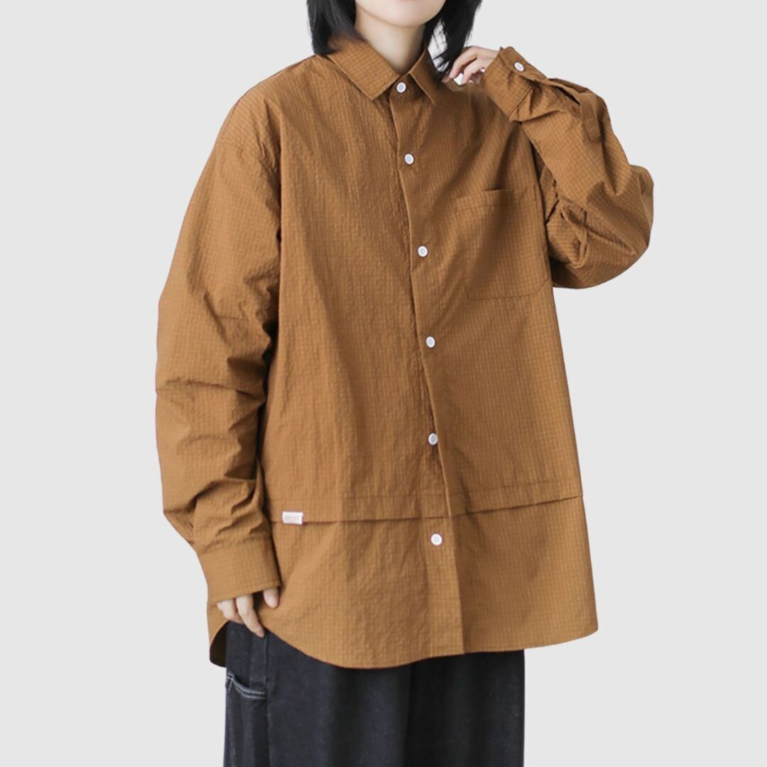 Check pattern shirt HL2385