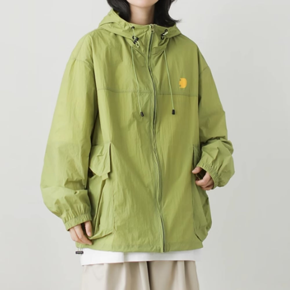 Casual nylon parka HL2388