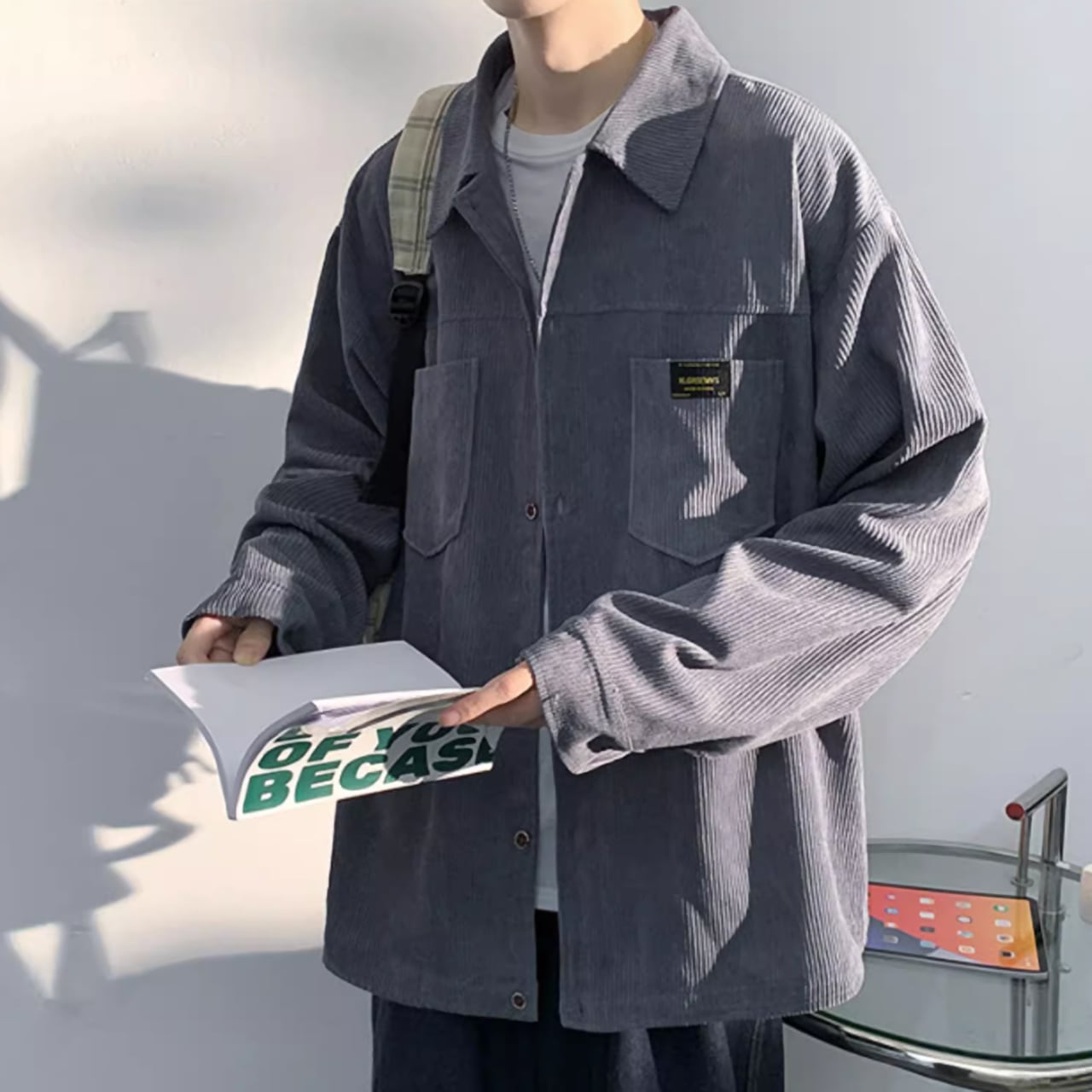 코듀로이 재킷 HL1847