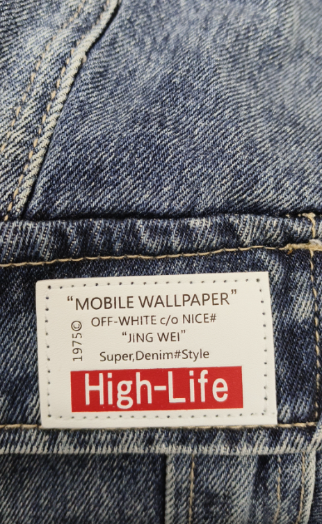 Washed denim jeans HL1538