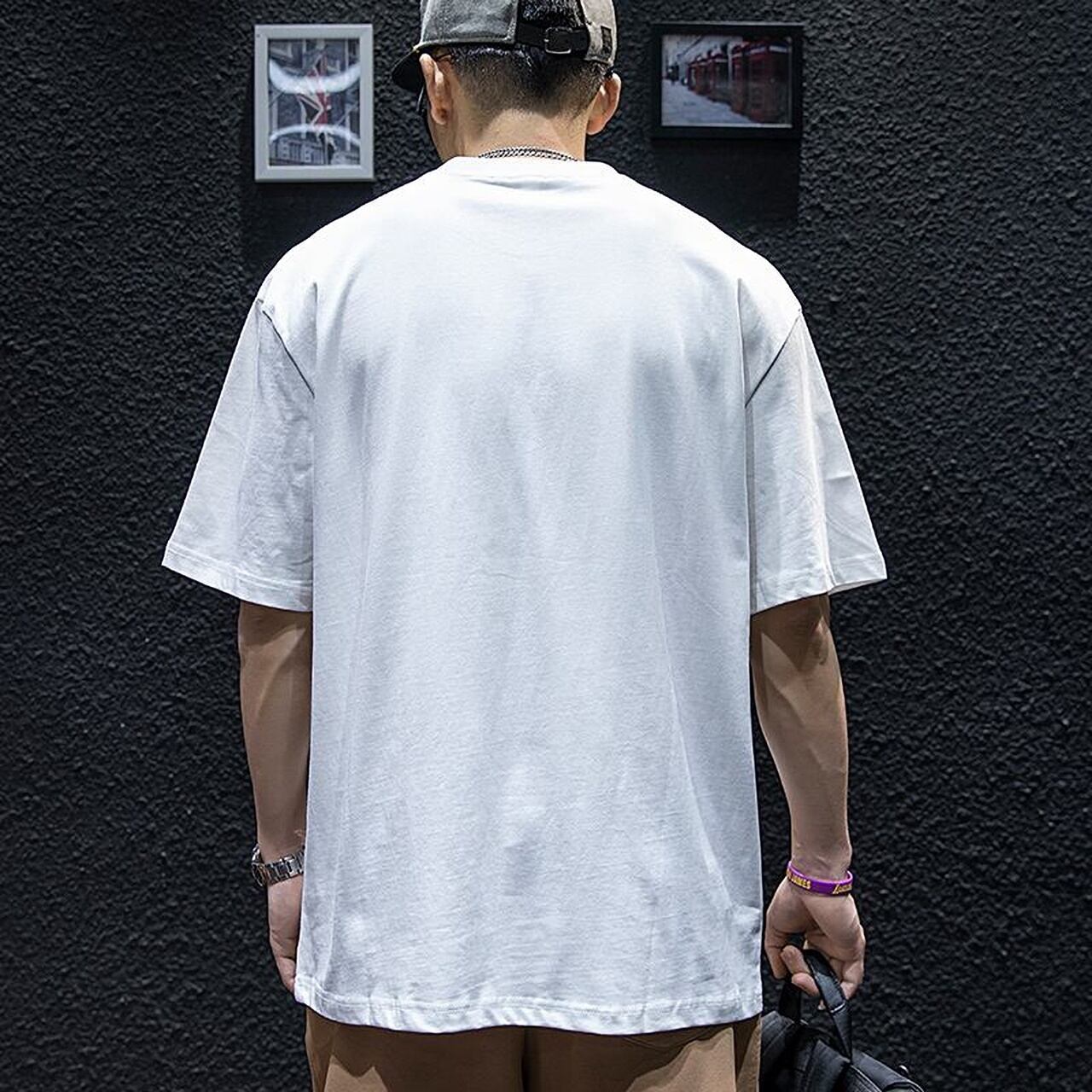 バイカラーラウンドネックTシャツ HL1781