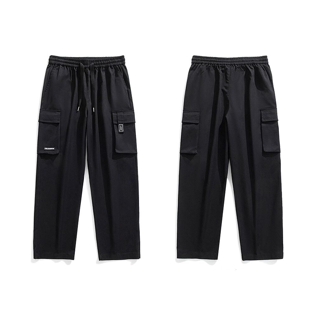 Multi-pocket wide pants HL2297
