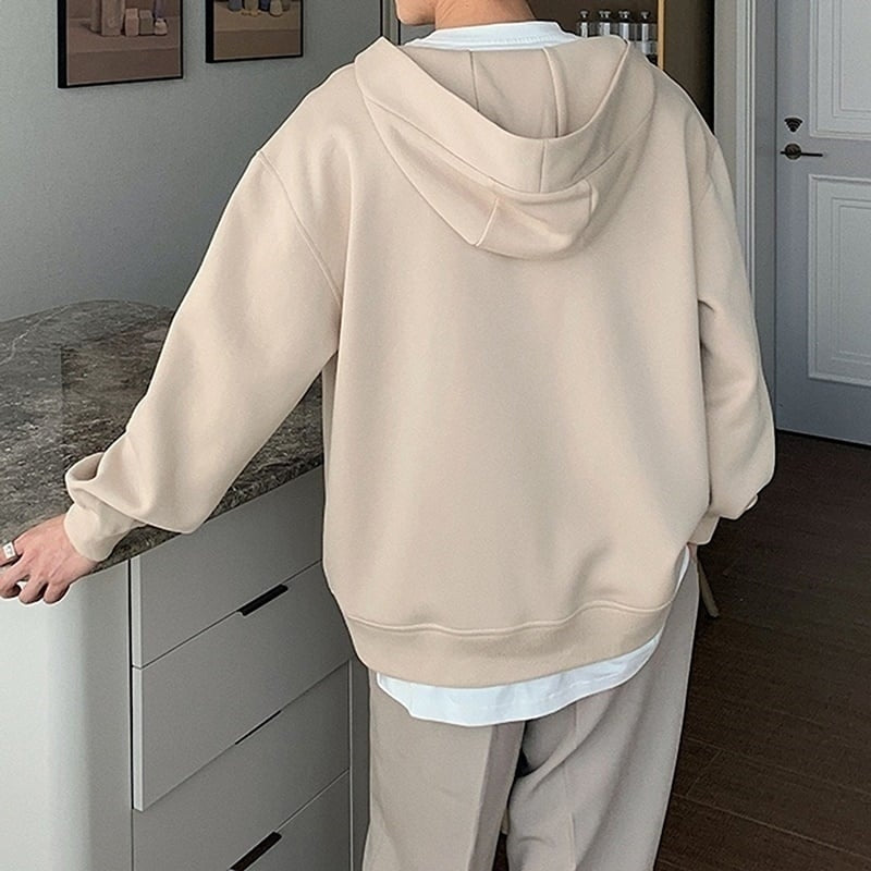 Faux layered hoodie HL2183