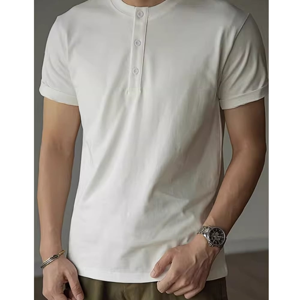 Henley neck T-shirt HL2452