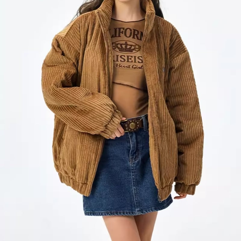 Corduroy blouson HL2258