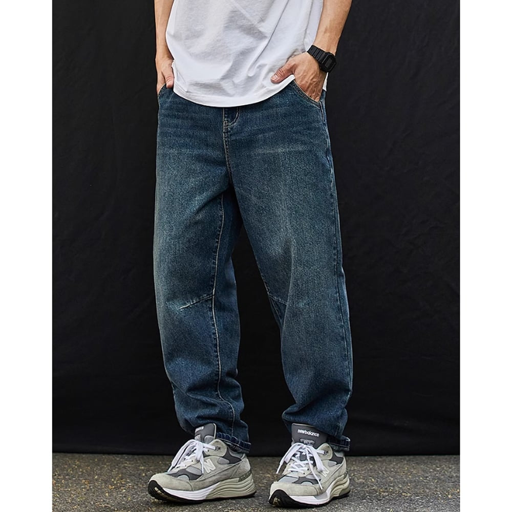 Casual straight denim jeans HL2391