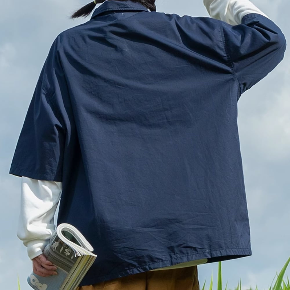 Oversized half zip tops HL2433