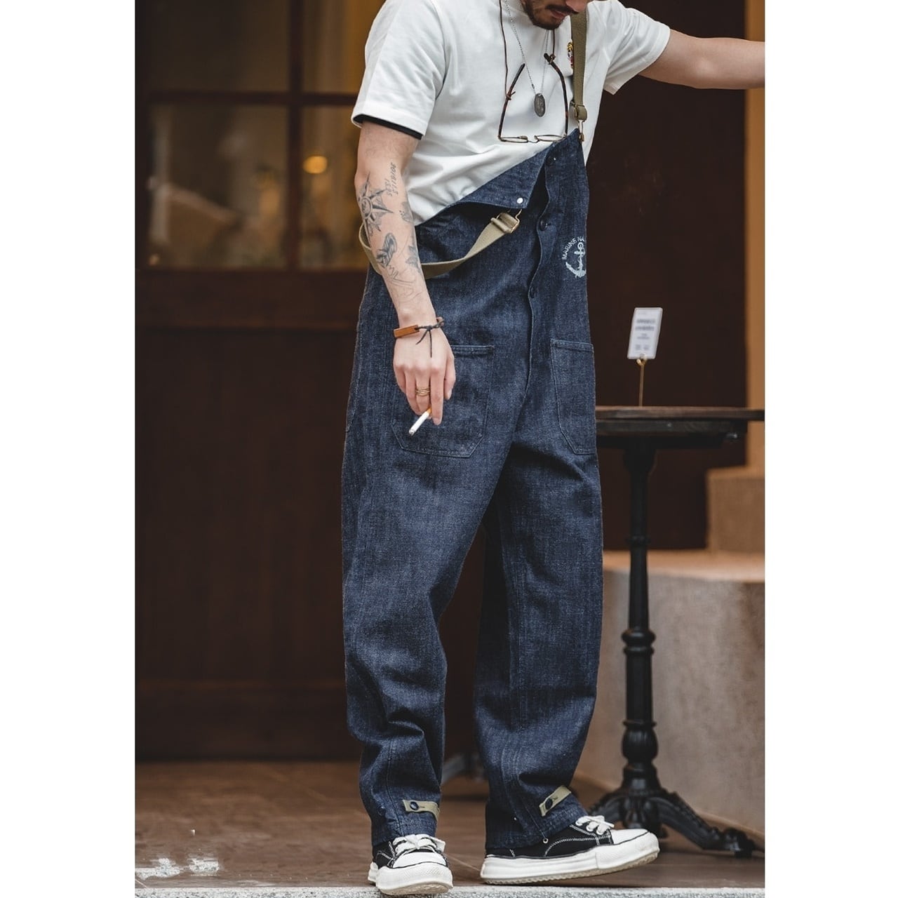Casual Denim Salopettes HL1627