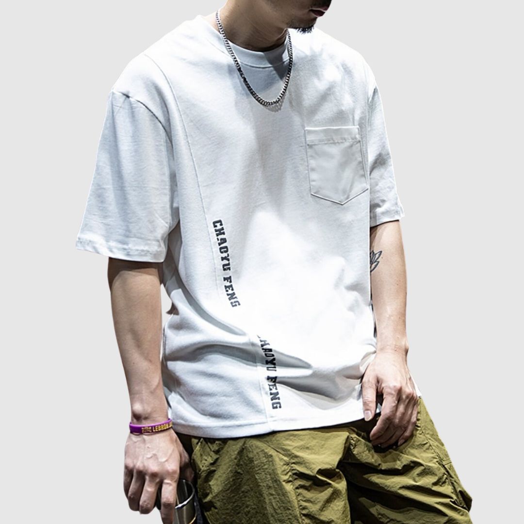 Round Neck Casual T-Shirt HL1725
