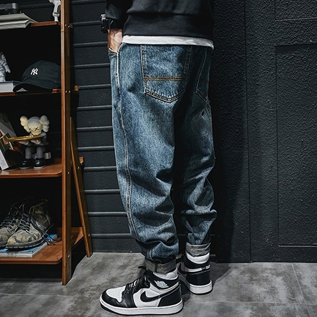 Casual Straight Denim Jeans HL1945