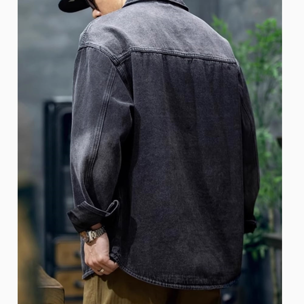 Washed denim shirt HL2451