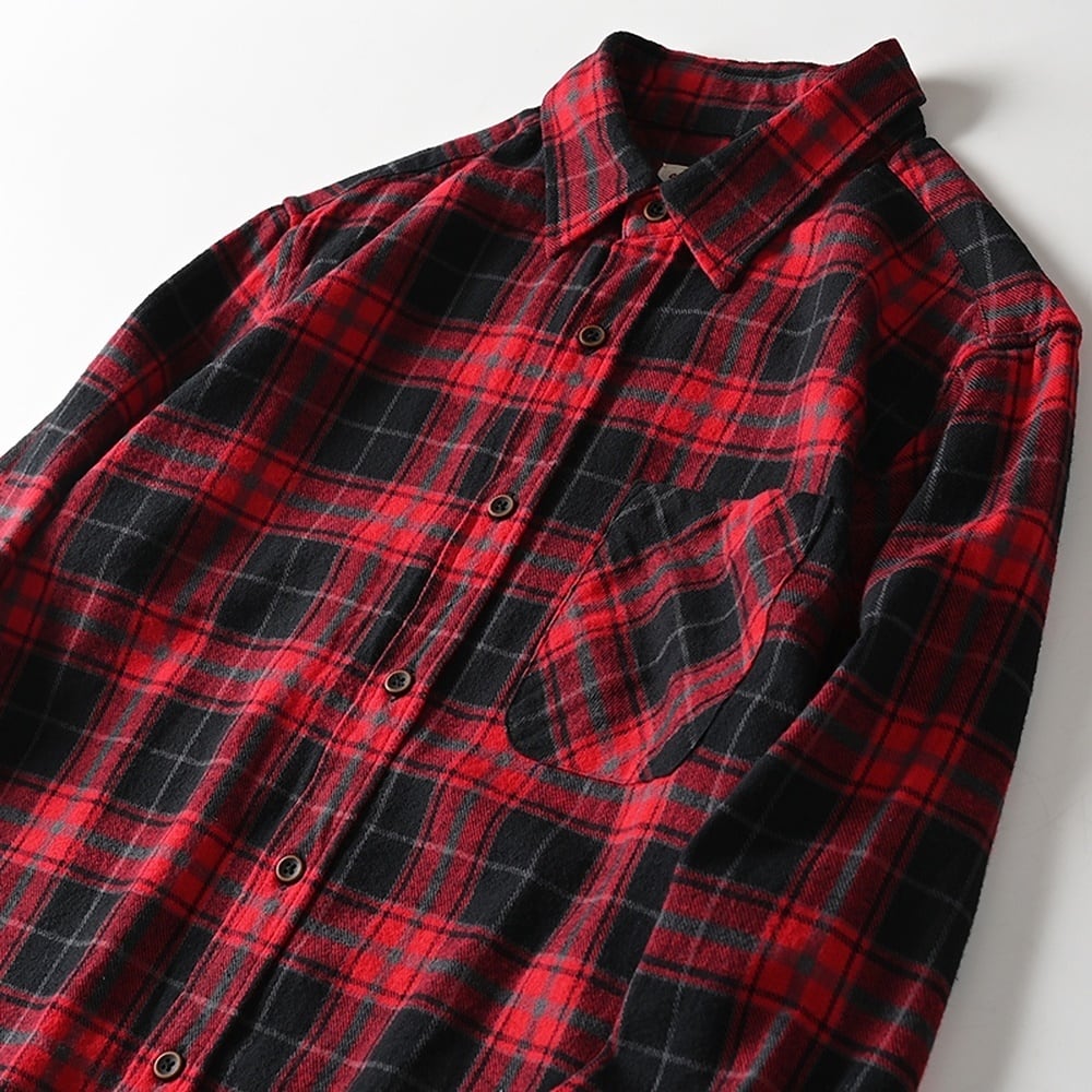Flannel check shirt HL2317