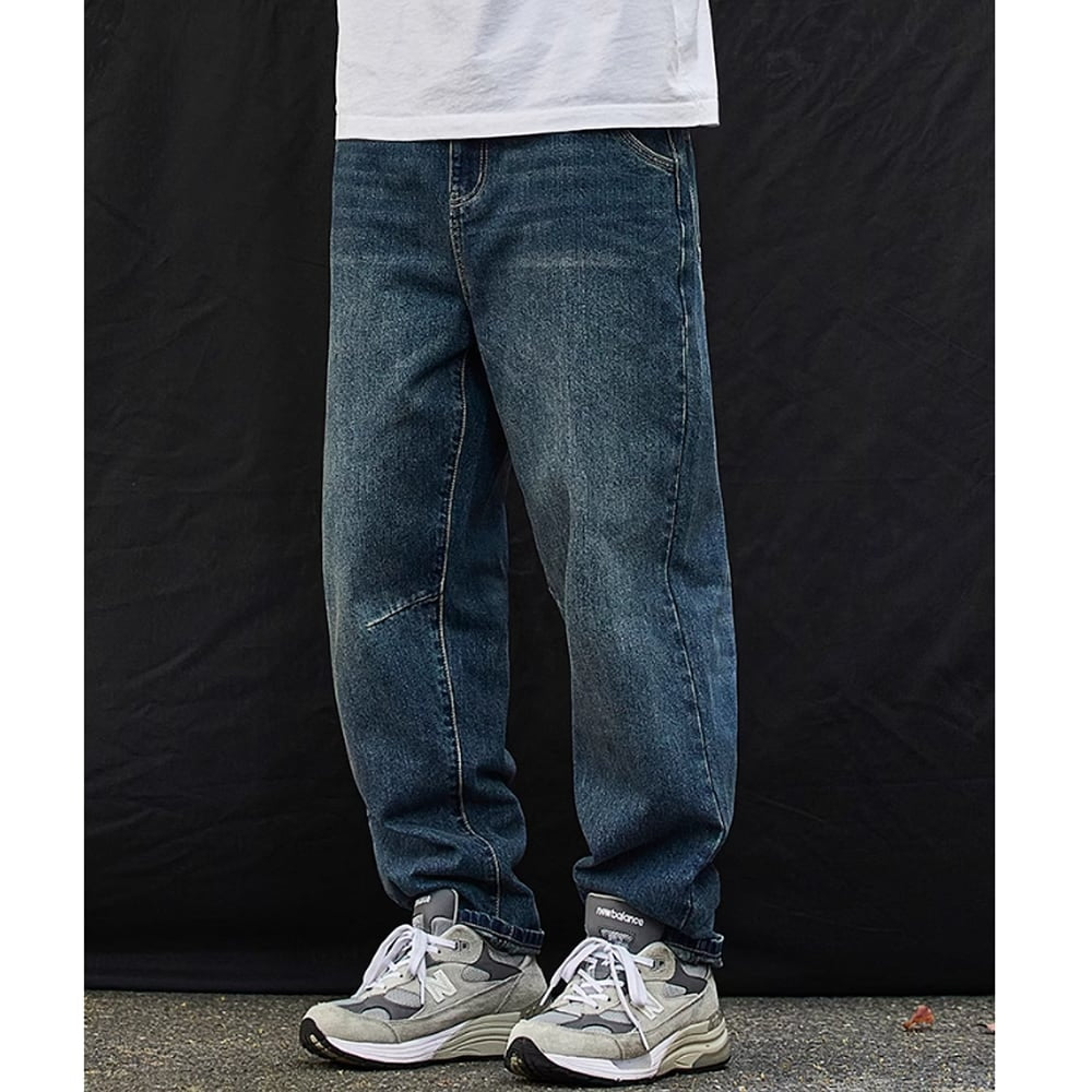 Casual straight denim jeans HL2391