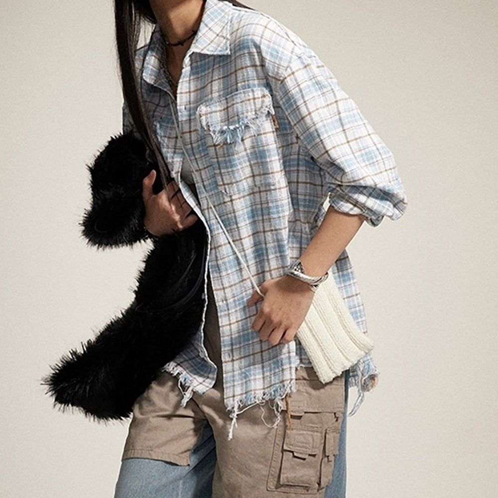 Fringe design shirt HL2430