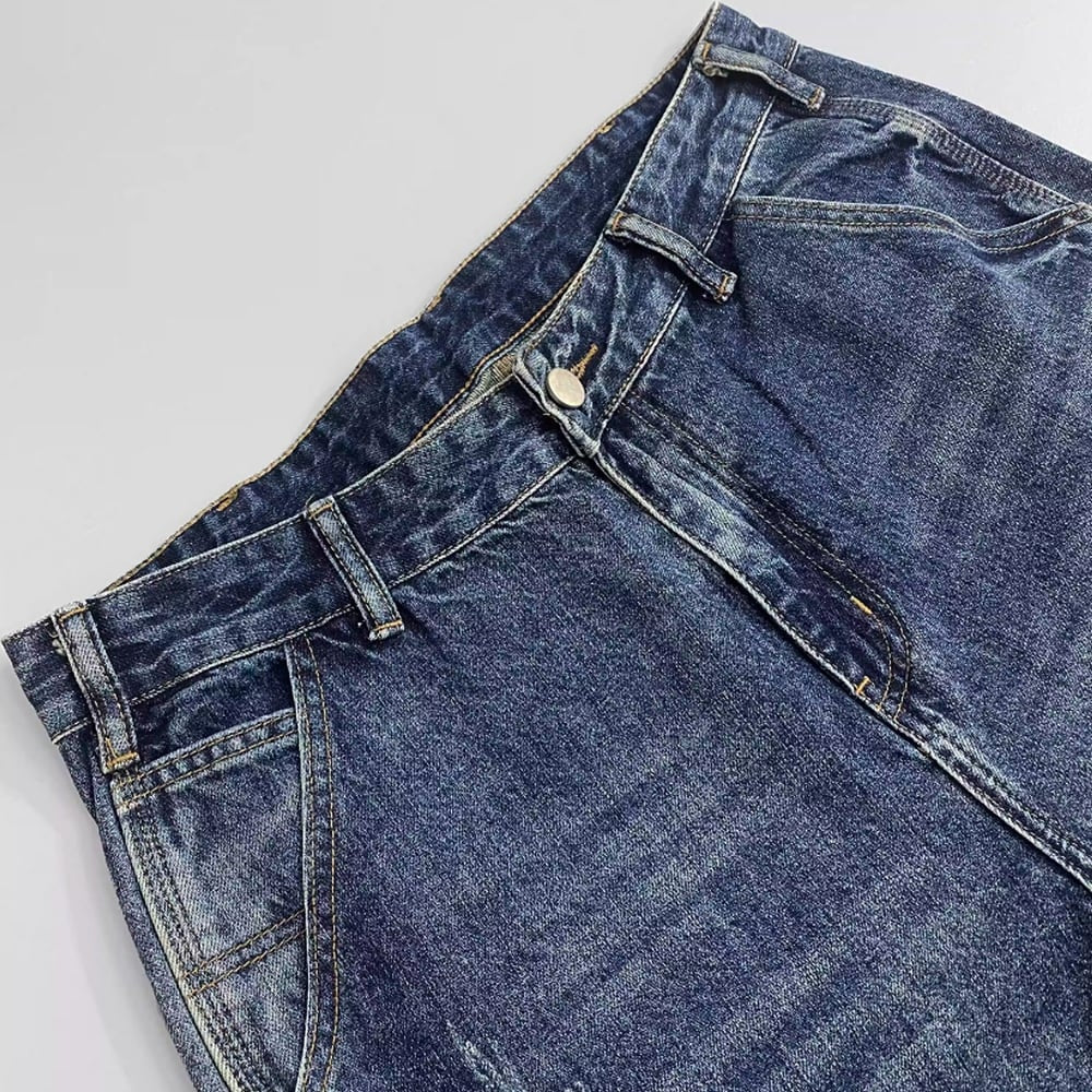 Loose work denim jeans HL2262
