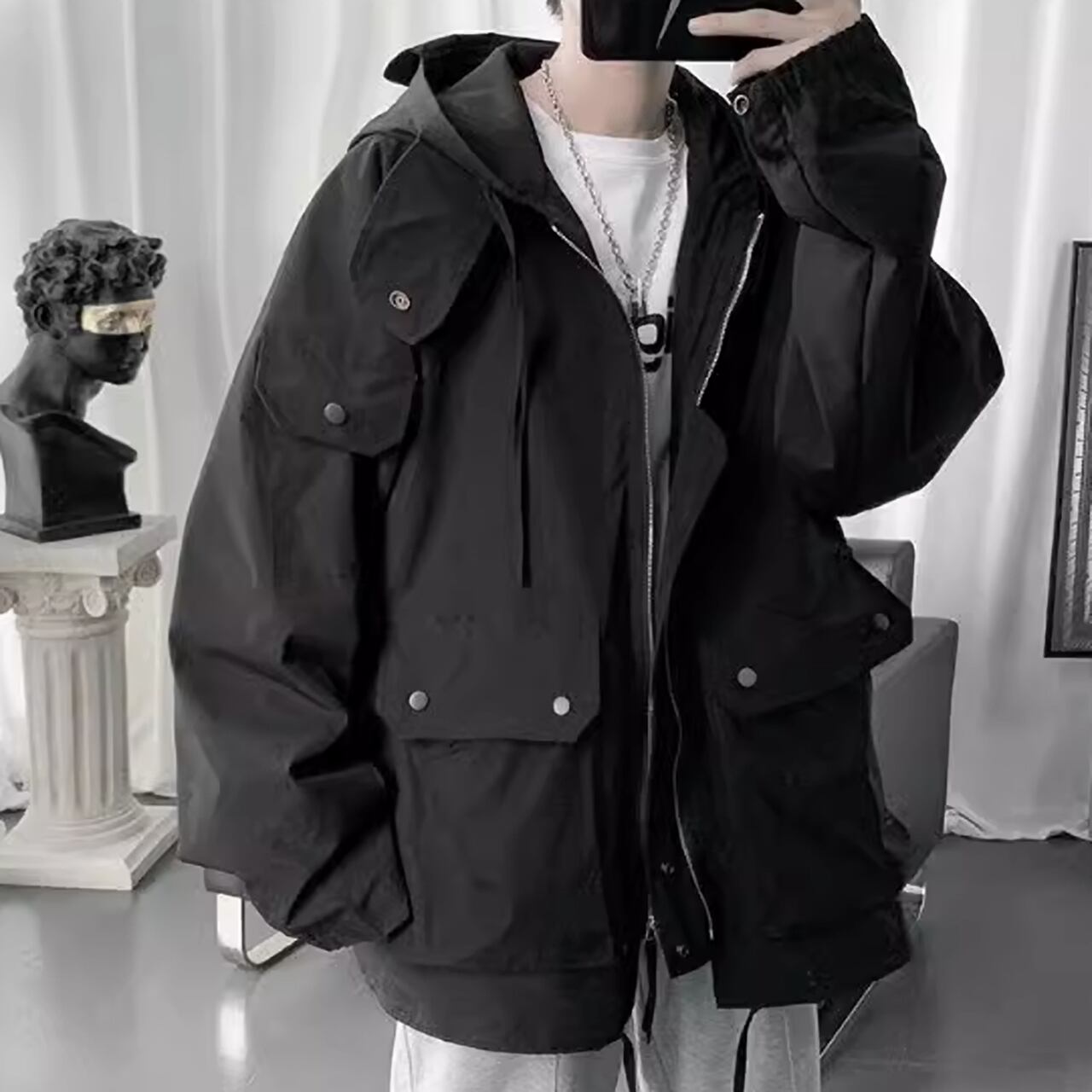 Casual hoodie jacket HL1856