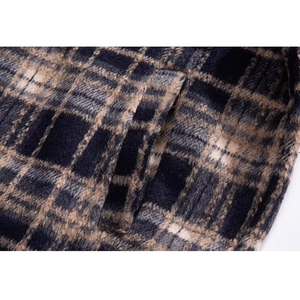 Retro check jacket HL2303