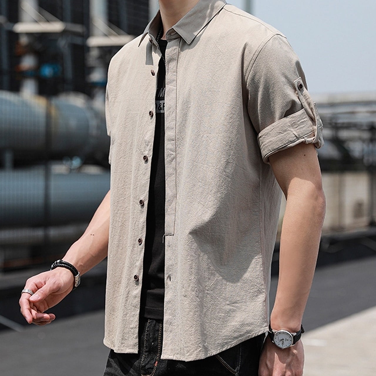 Three-quarter sleeve shirt HL1715