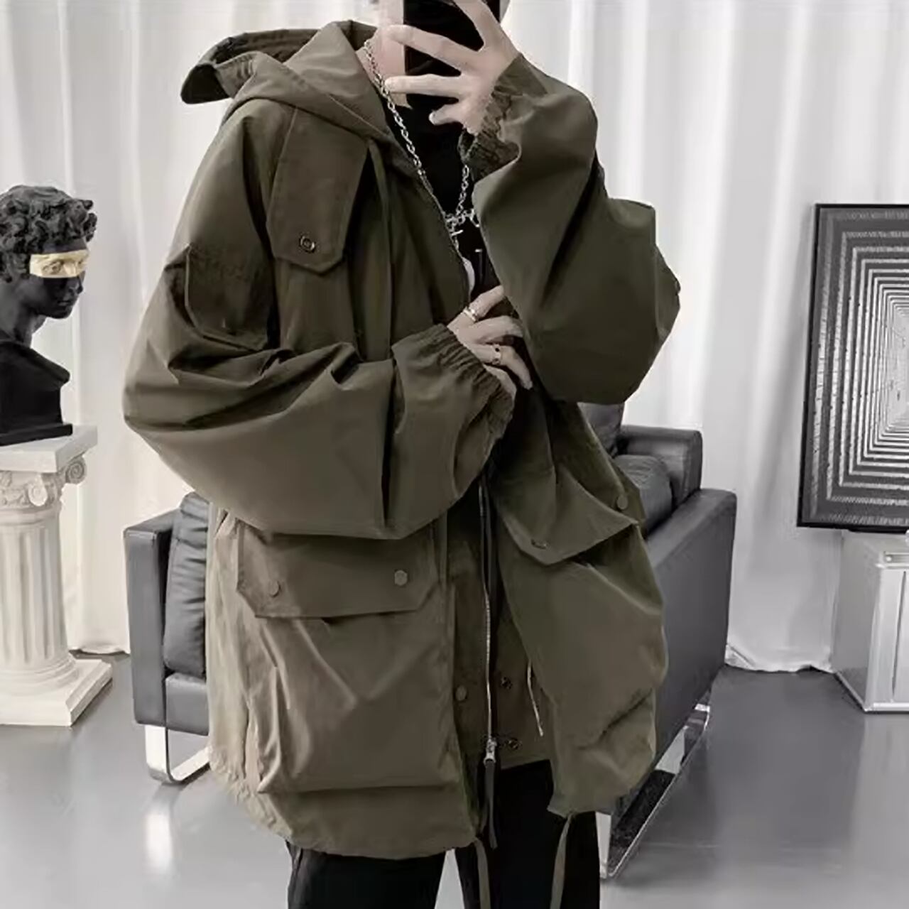 Casual hoodie jacket HL1856