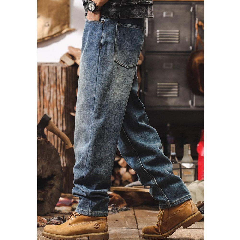 Straight denim jeans HL2408