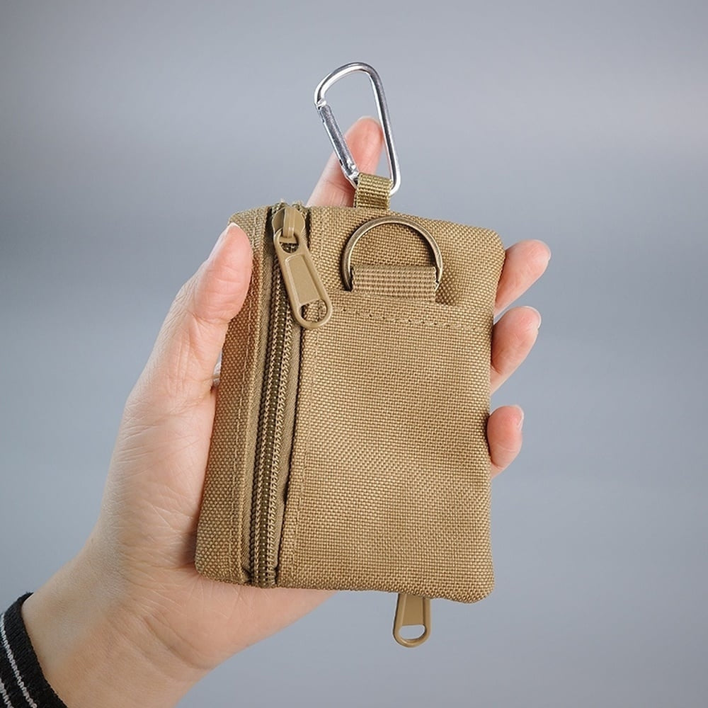 Coin case with carabiner HL2330