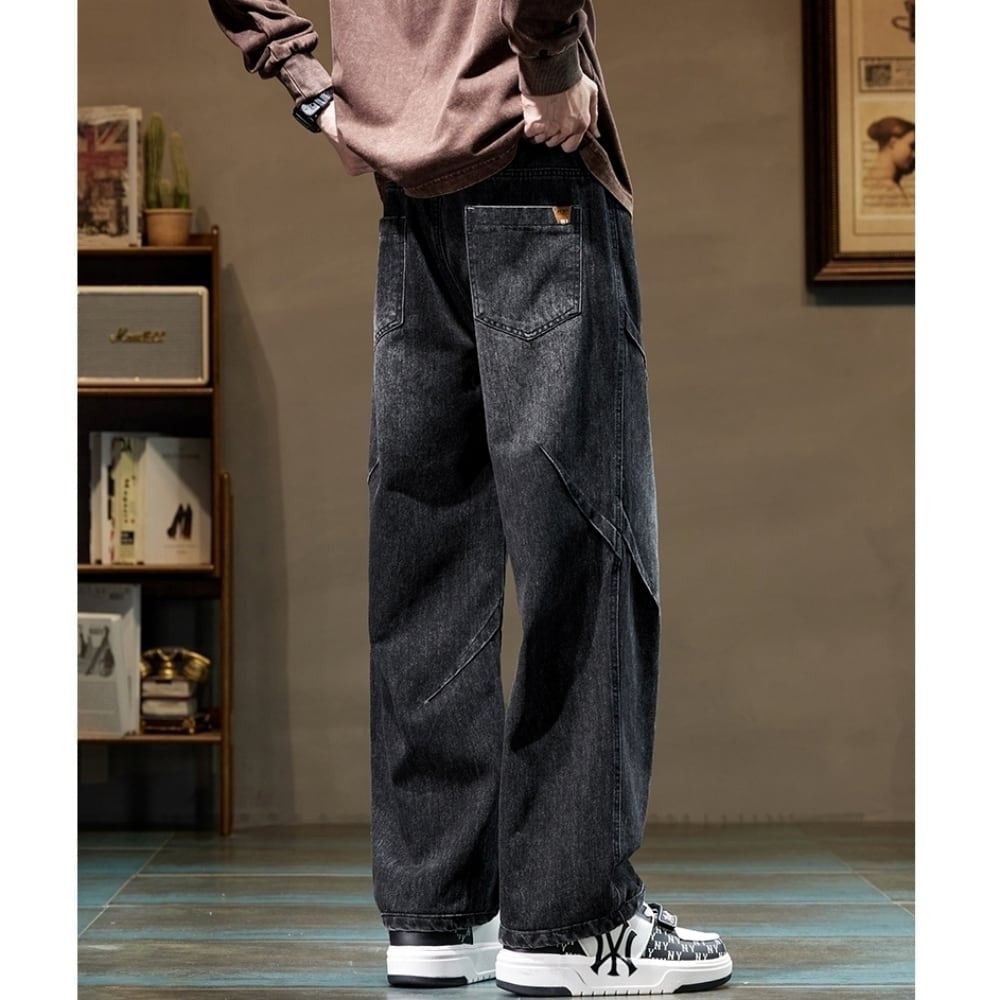 Straight casual denim jeans HL2358