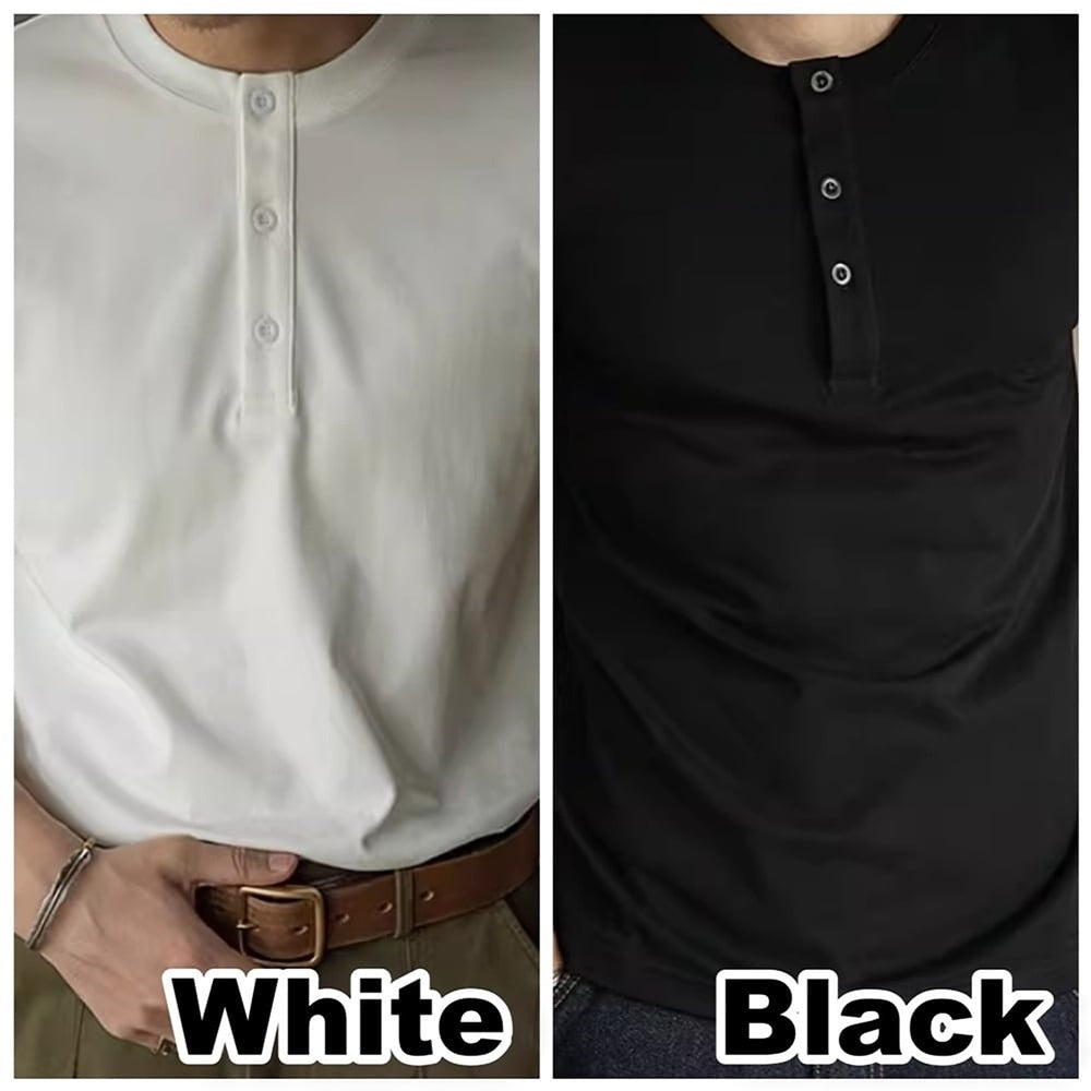 Henley neck T-shirt HL2452