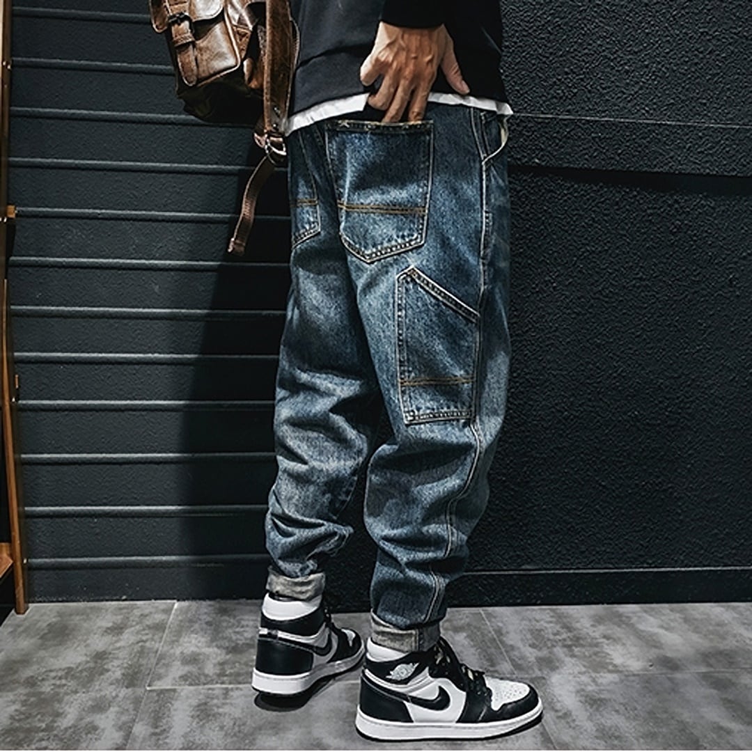 Casual Straight Denim Jeans HL1945