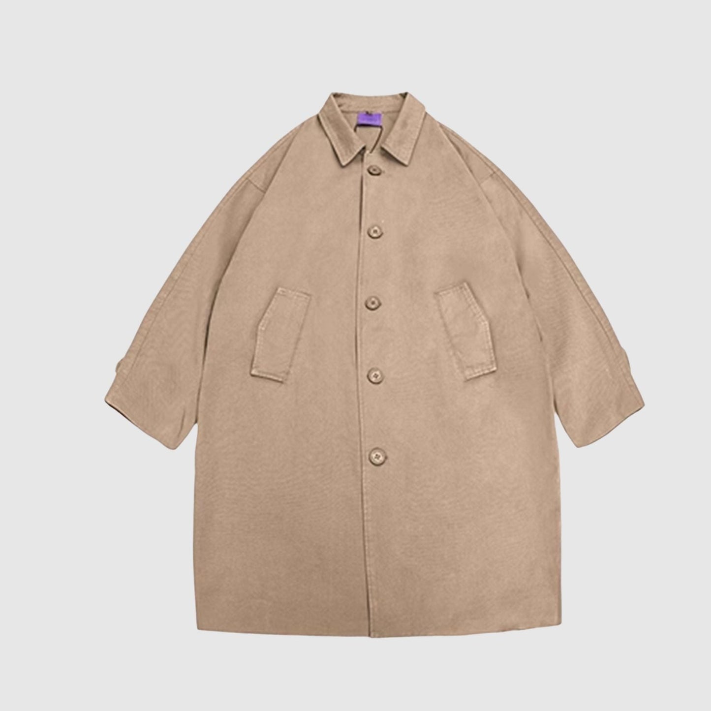 Mid-Length Coat with Quilted Liner HL1893