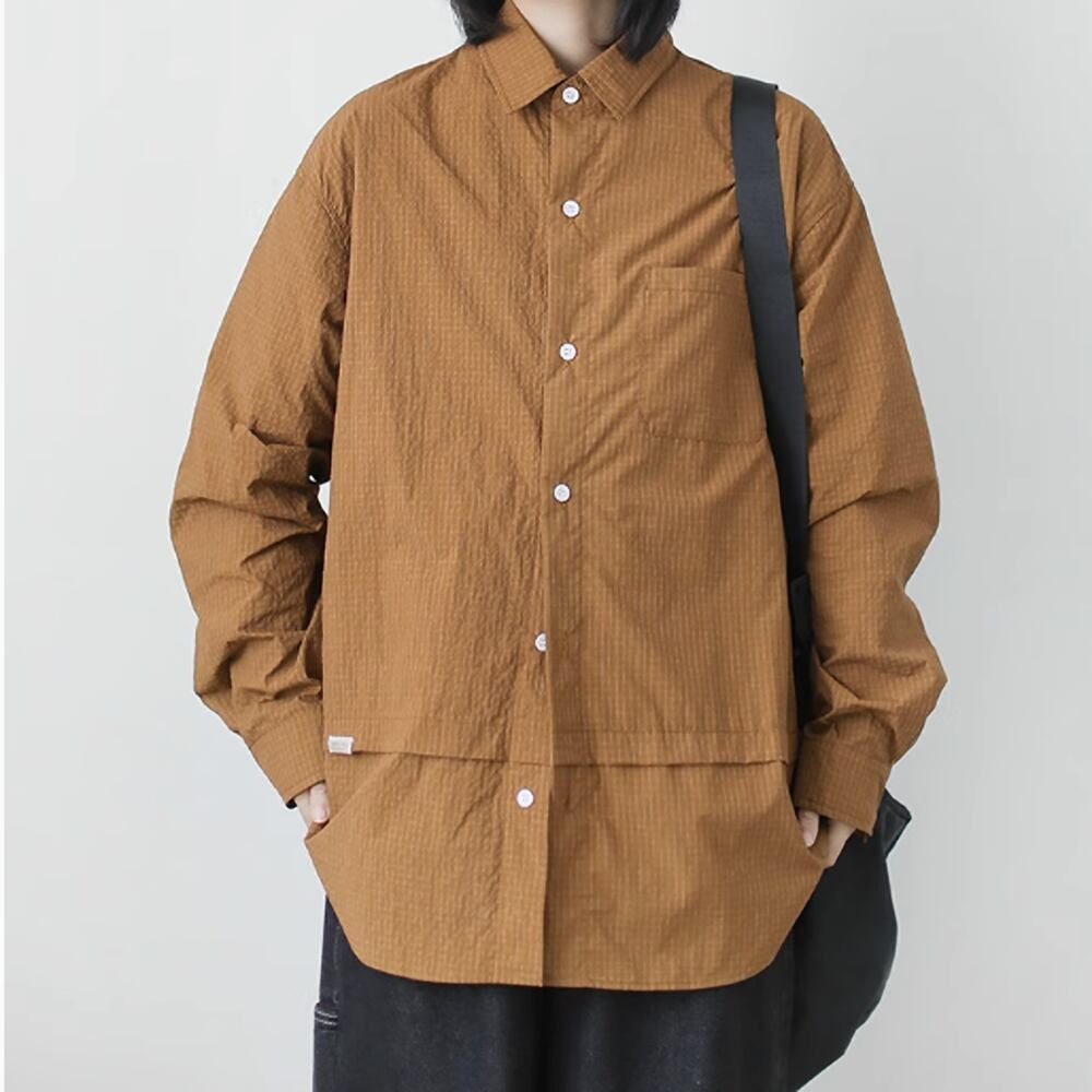 Check pattern shirt HL2385