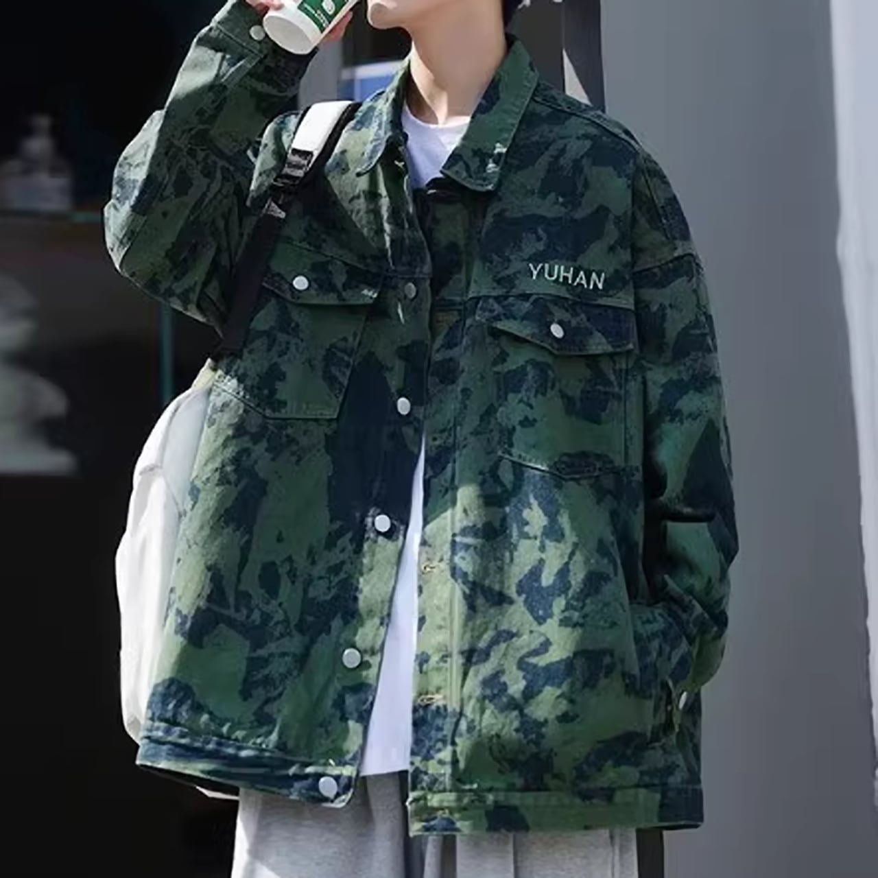 Camouflage military jacket HL1858