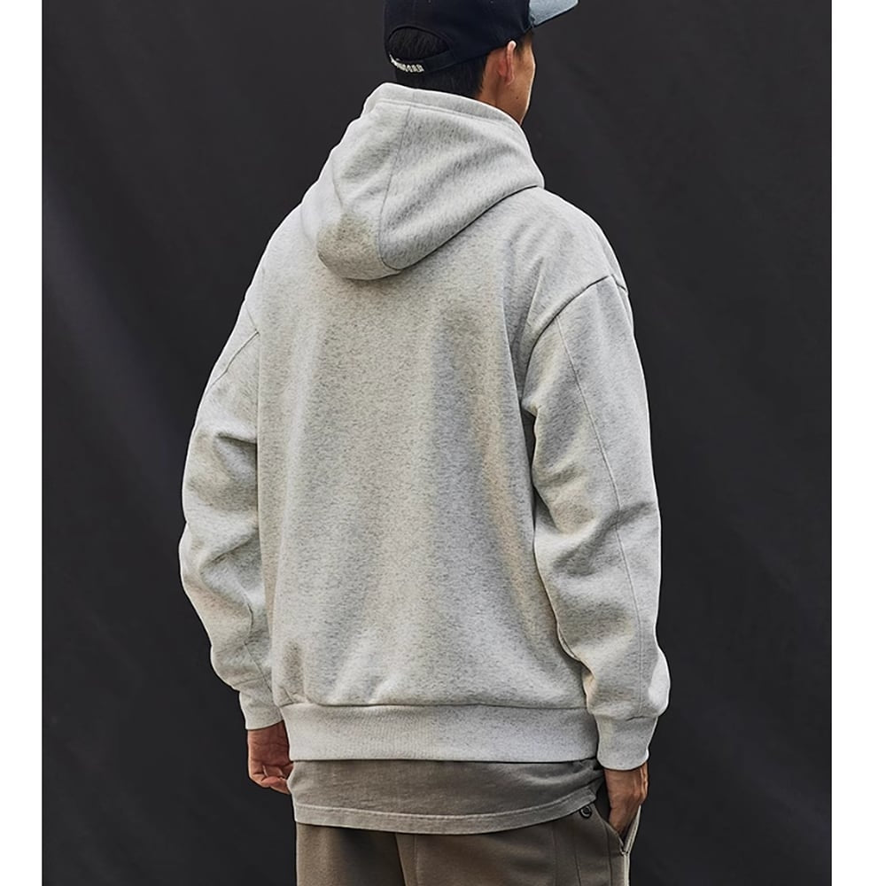 Henley neck hoodie HL2399