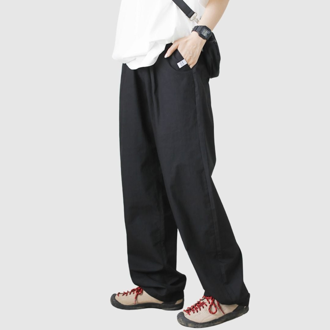 Loose straight pants HL2395