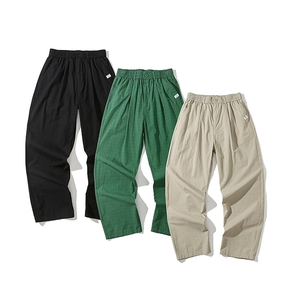 Loose straight pants HL2395