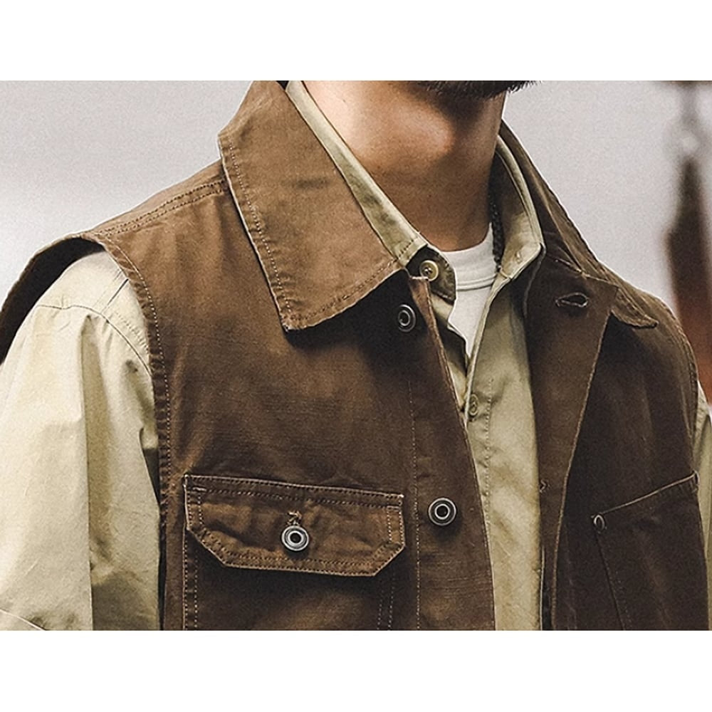 Retro work vest HL2396