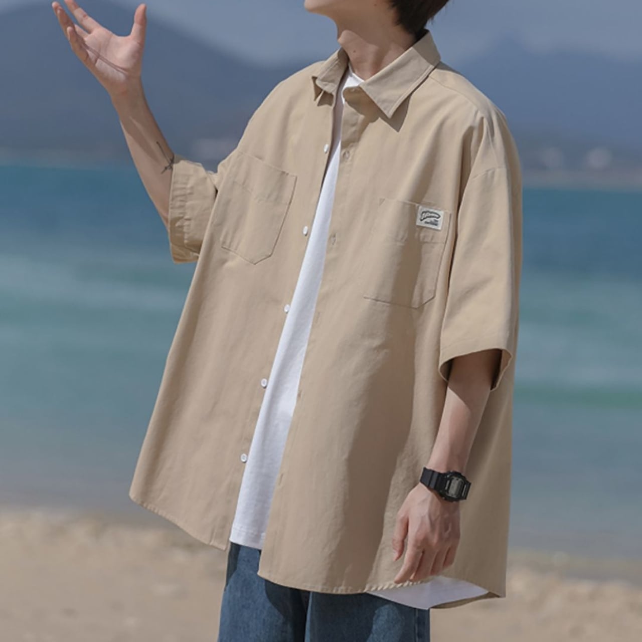 Half-Sleeve Casual Shirt HL1676