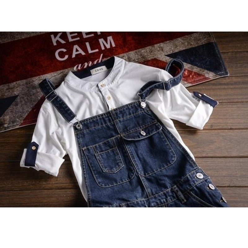 Retro Denim Overalls HL2044