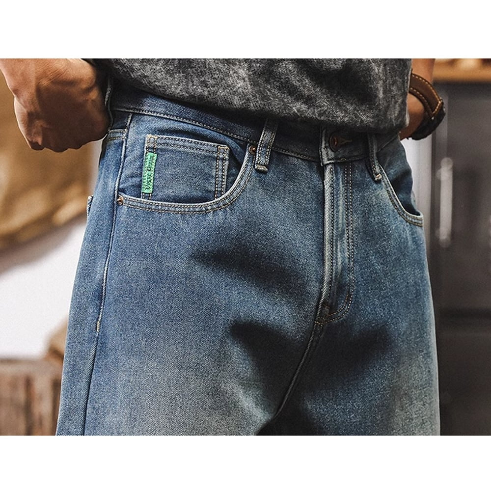 Straight denim jeans HL2408