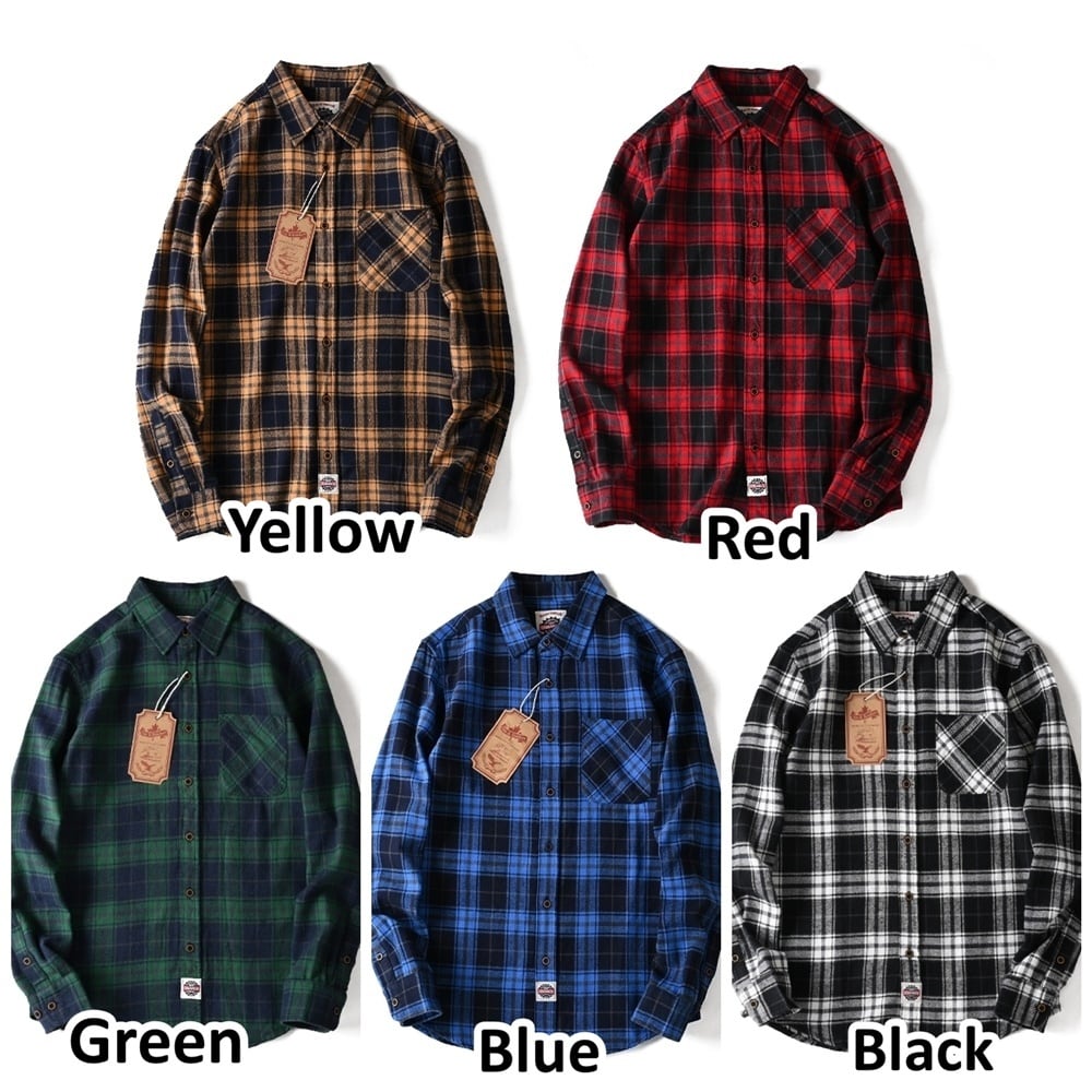 Flannel check shirt HL2317