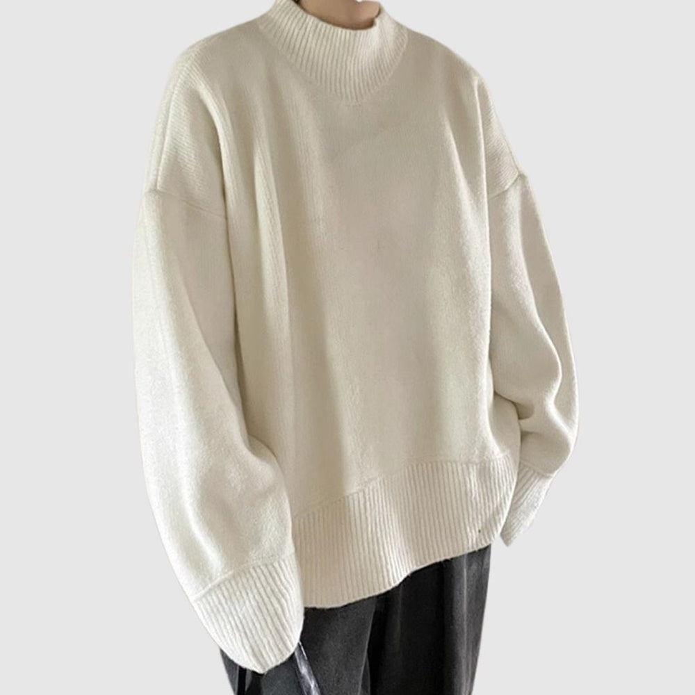Middle neck knit tops HL2207