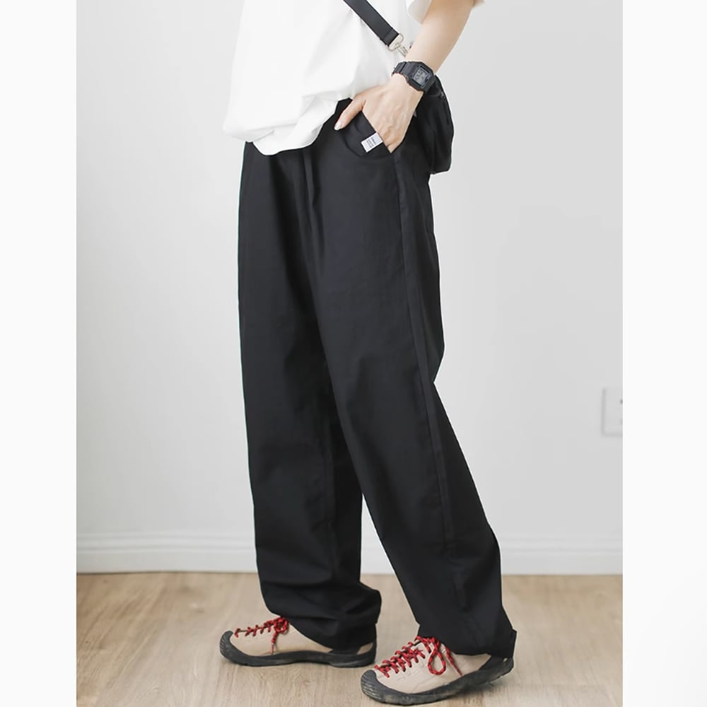 Loose straight pants HL2395