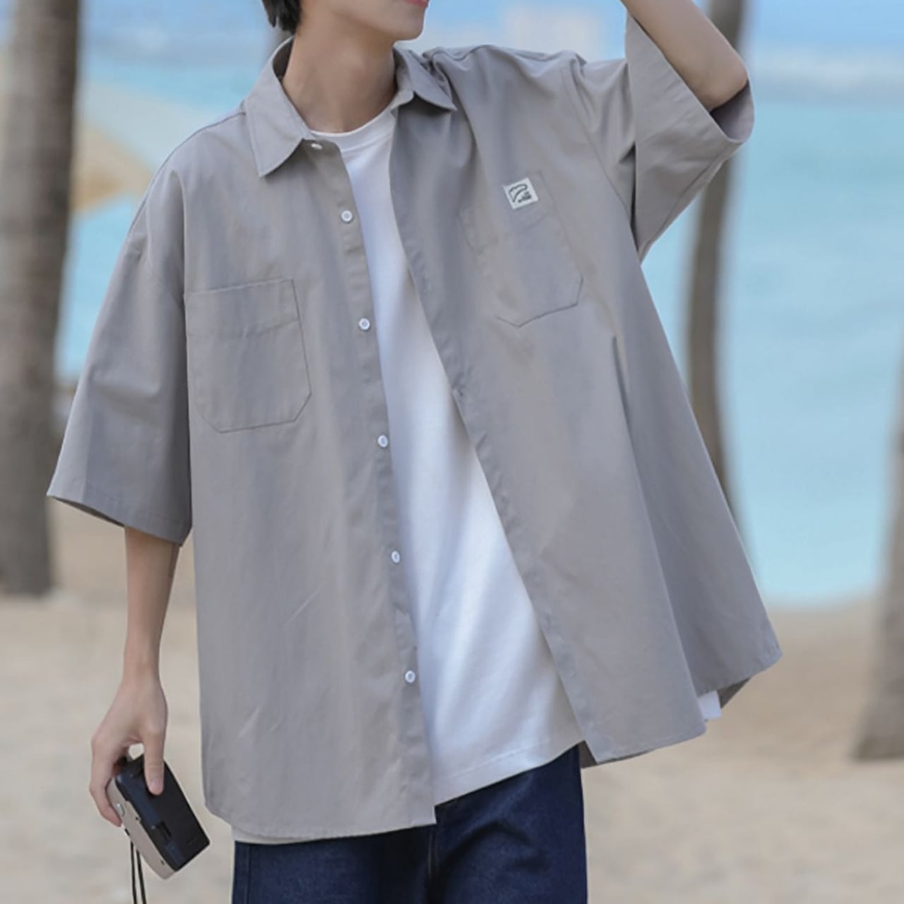 Half-Sleeve Casual Shirt HL1676