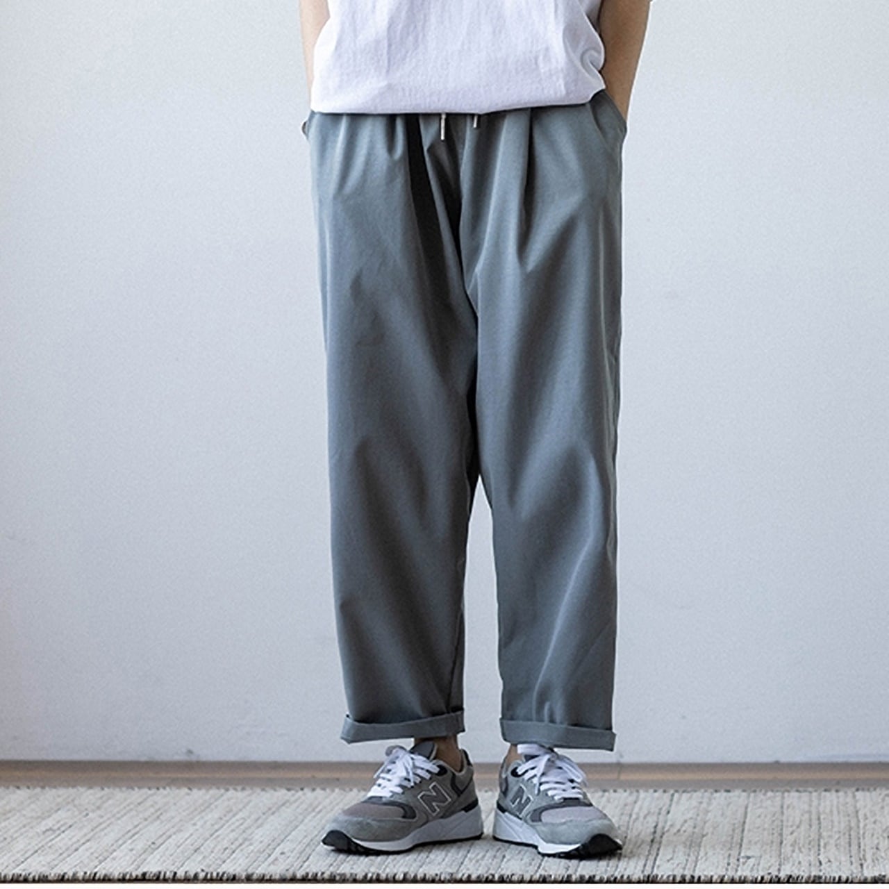 ルーズストレートパンツ HL1691