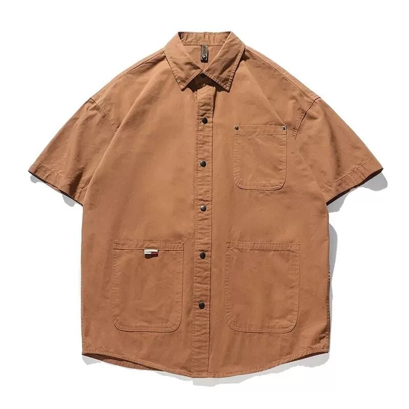 Retro Casual Work Shirt HL2031
