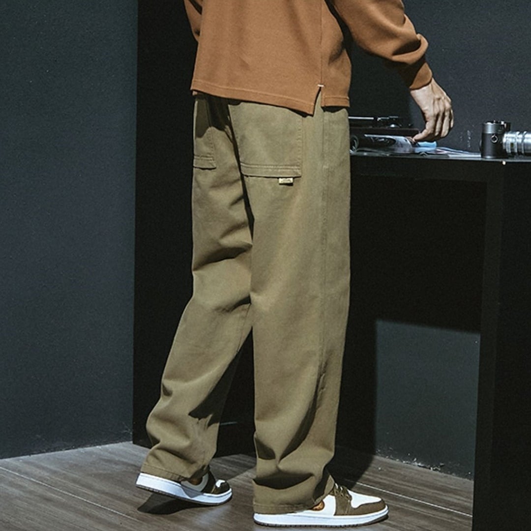 ルーズストレートパンツ HL1948