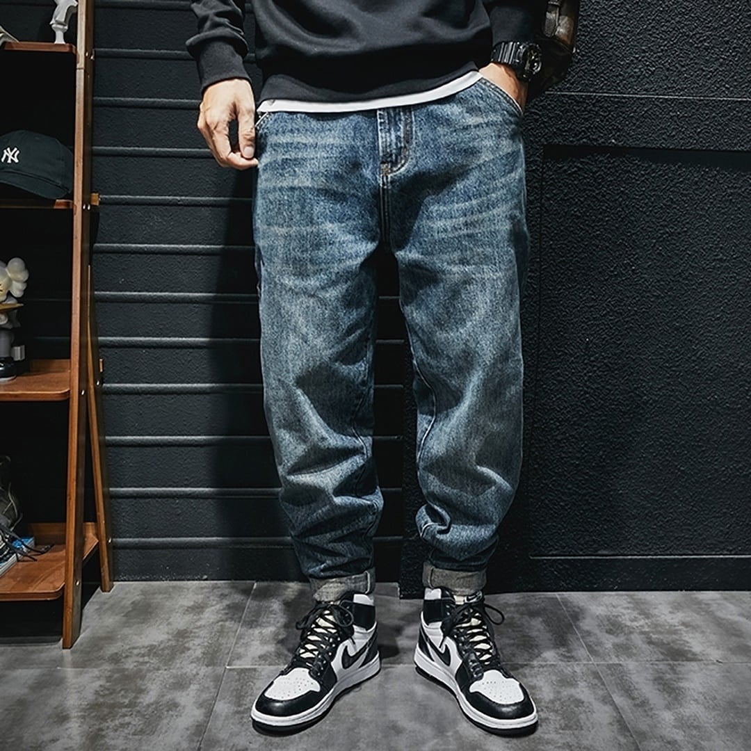 Casual Straight Denim Jeans HL1945
