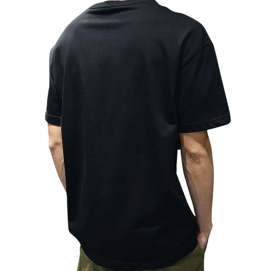 T-shirt with embossed logo design HL1554